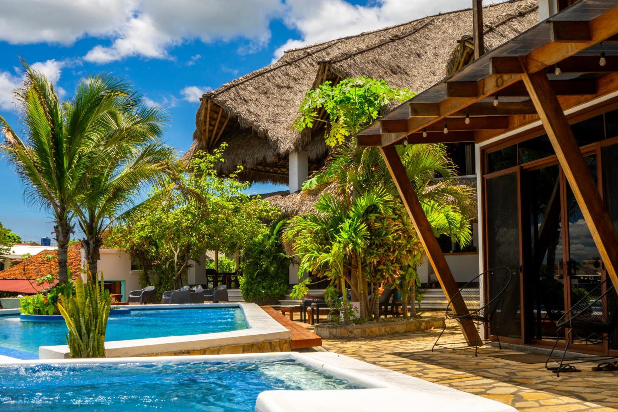 Вилла Miramar Surfcamp Пуэрто-Сандино Экстерьер фото