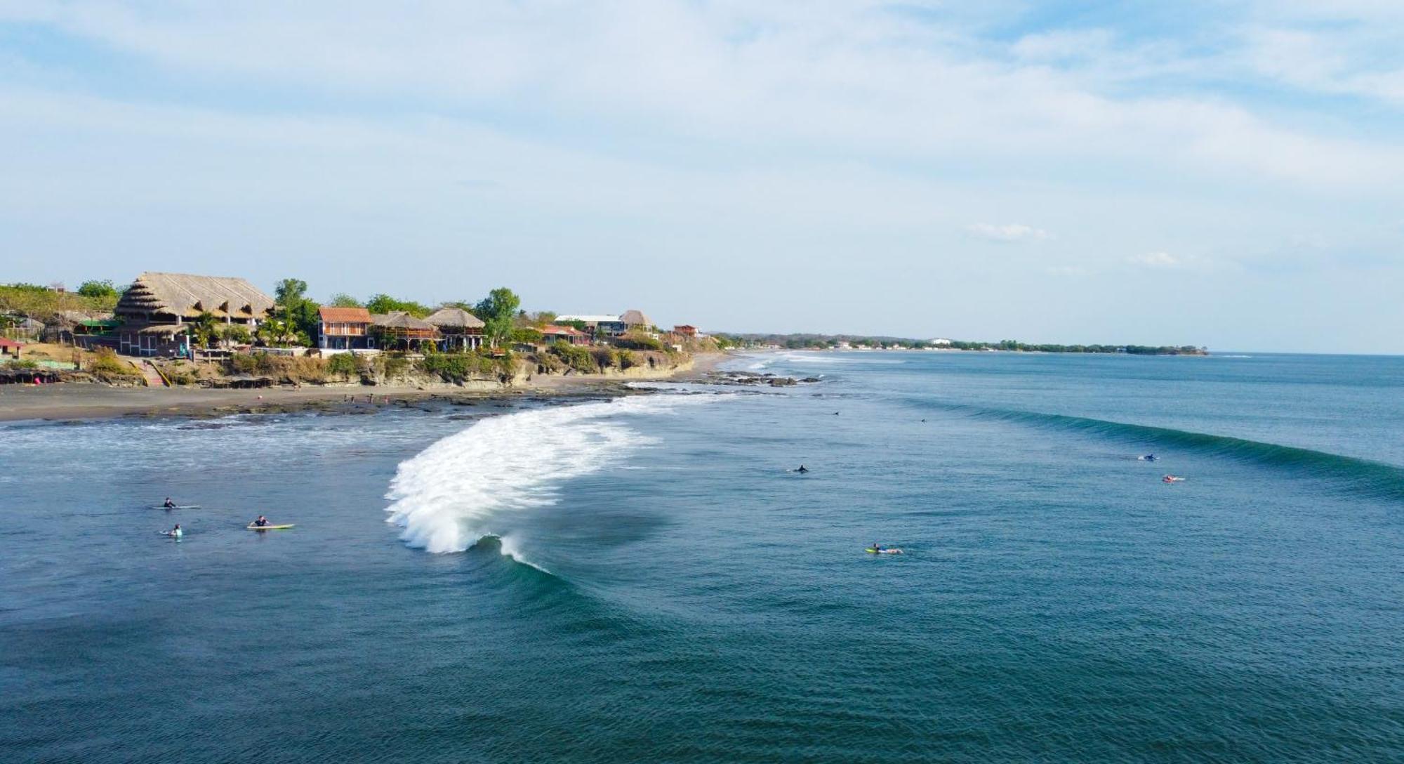Вилла Miramar Surfcamp Пуэрто-Сандино Экстерьер фото