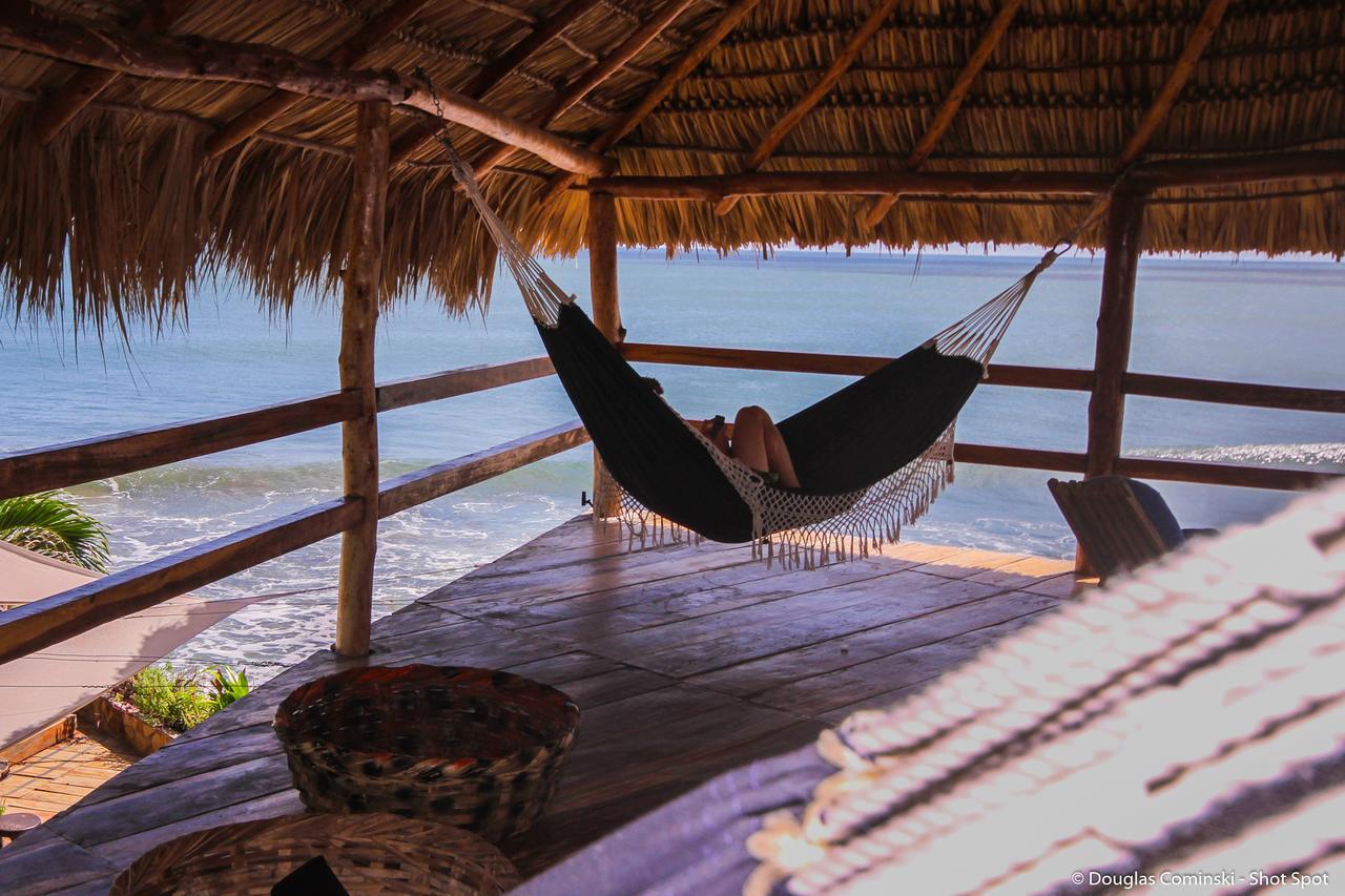 Вилла Miramar Surfcamp Пуэрто-Сандино Экстерьер фото